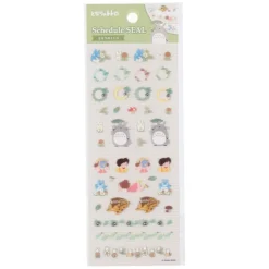 Maison Ghibli Small Equipment-Mini Schedule Stickers 2024 - My Neighbor Totoro