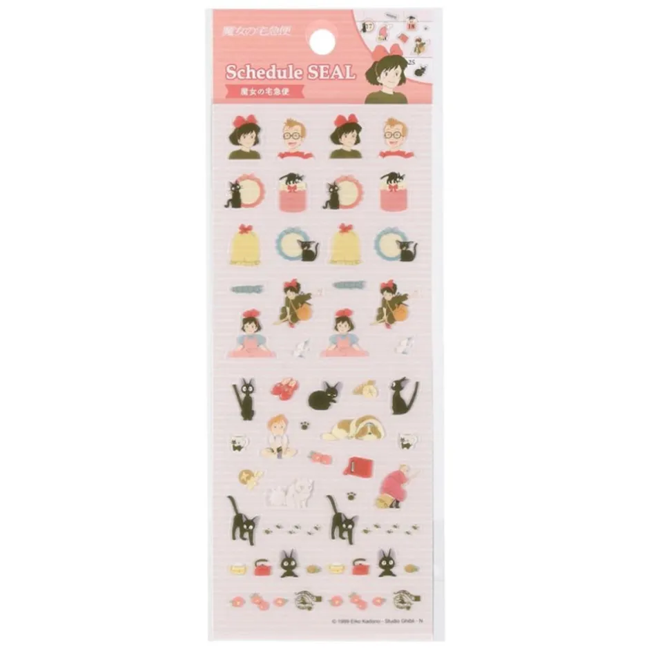 Maison Ghibli Small Equipment-Mini Schedule Stickers 2024 - Kiki'S Delivery Service