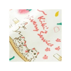 Maison Ghibli Household Linen-Mini Towel Cat Family 25 X 25 Cm - Kiki'S Delivery Service