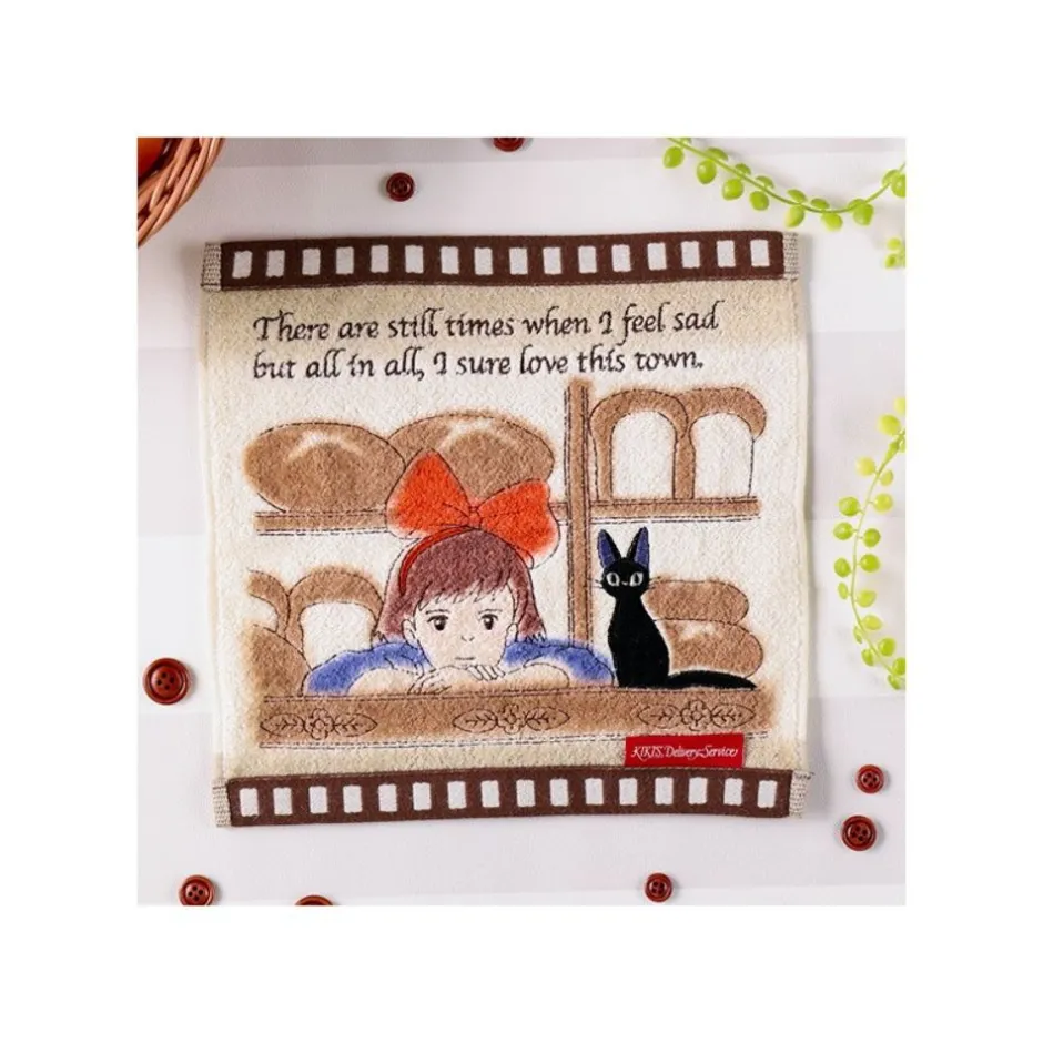 Maison Ghibli Household Linen-Mini Towel Celluloid Bakery - Kiki'S Delivery Service