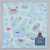Maison Ghibli Household Linen-Mini Towel City Map 25X25 Cm - Kiki'S Delivery Service