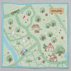 Maison Ghibli Household Linen-Mini Towel Hiking Map 25X25 Cm - My Neighbor Totoro