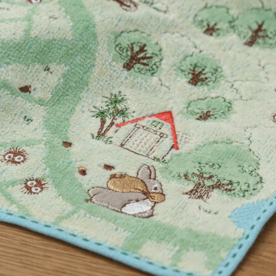 Maison Ghibli Household Linen-Mini Towel Hiking Map 25X25 Cm - My Neighbor Totoro