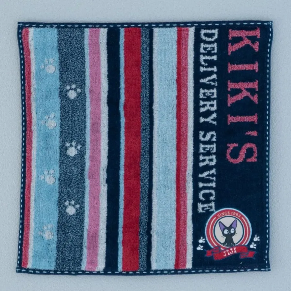 Maison Ghibli Household Linen-Mini Towel Jiji Footprints 25X25 Cm - Kiki'S Delivery Service