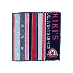 Maison Ghibli Household Linen-Mini Towel Jiji Footprints 25X25 Cm - Kiki'S Delivery Service
