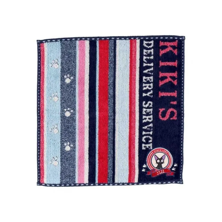 Maison Ghibli Household Linen-Mini Towel Jiji Footprints 25X25 Cm - Kiki'S Delivery Service