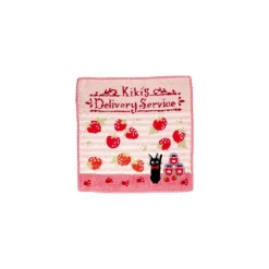Maison Ghibli Household Linen-Mini Towel Pink Fruits Tea Time - Kiki'S Delivery Service 23 23 Cm
