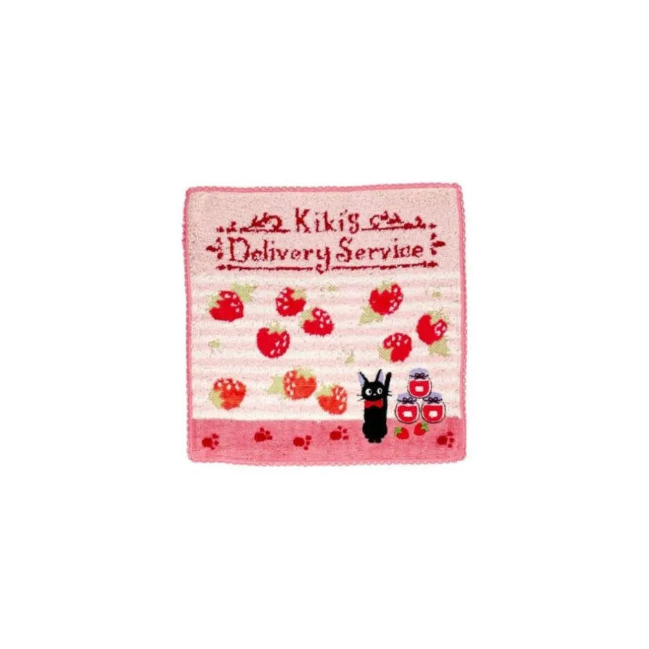 Maison Ghibli Household Linen-Mini Towel Pink Fruits Tea Time - Kiki'S Delivery Service 23 23 Cm