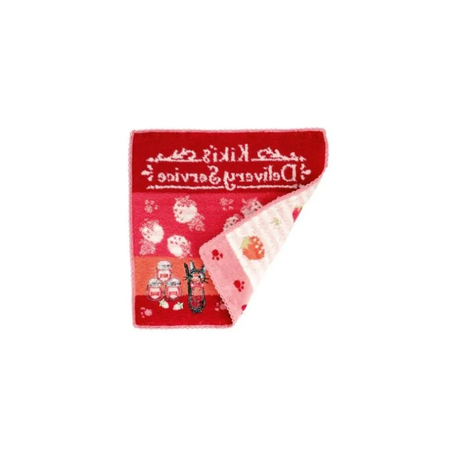 Maison Ghibli Household Linen-Mini Towel Pink Fruits Tea Time - Kiki'S Delivery Service 23 23 Cm