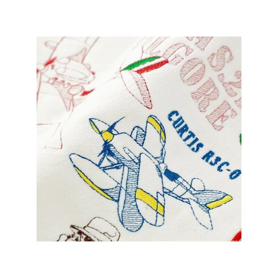 Maison Ghibli Household Linen-Mini Towel Seaplanes 25X25 Cm - Porco Rosso