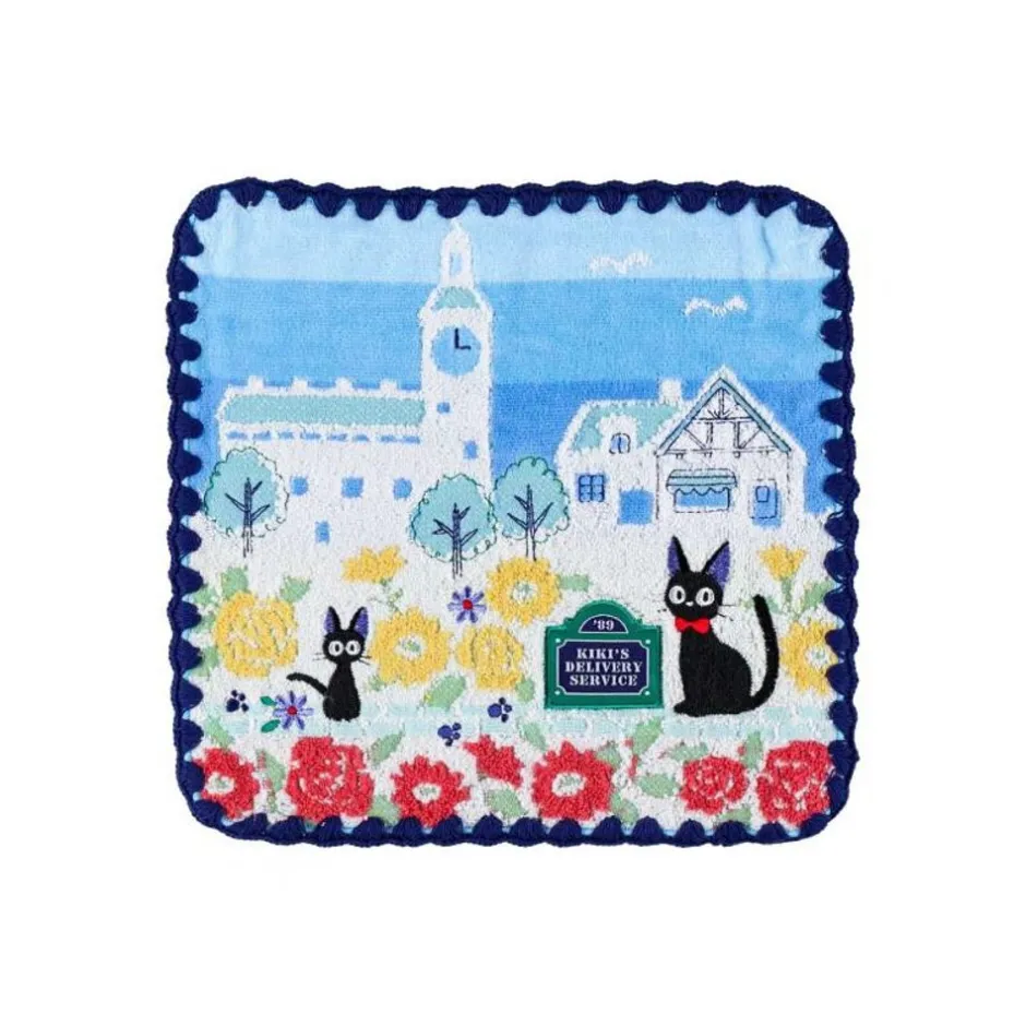 Maison Ghibli Household Linen-Mini Towel Streets Of Paris 25X25 Cm - Kiki'S Delivery Service