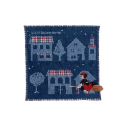 Maison Ghibli Household Linen-Mini Towel The Night Of Departure 25X25 Cm - Kiki'S Delivery Service