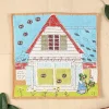Maison Ghibli Household Linen-Mini Towel Totoro & Kusakabe House 25X25 Cm - My Neighbor Totoro