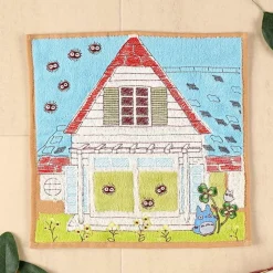 Maison Ghibli Household Linen-Mini Towel Totoro & Kusakabe House 25X25 Cm - My Neighbor Totoro