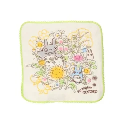 Maison Ghibli Household Linen-Mini Towel Totoro Bunch Of Spring Flowers 25X25 Cm - My Neighbor Toto
