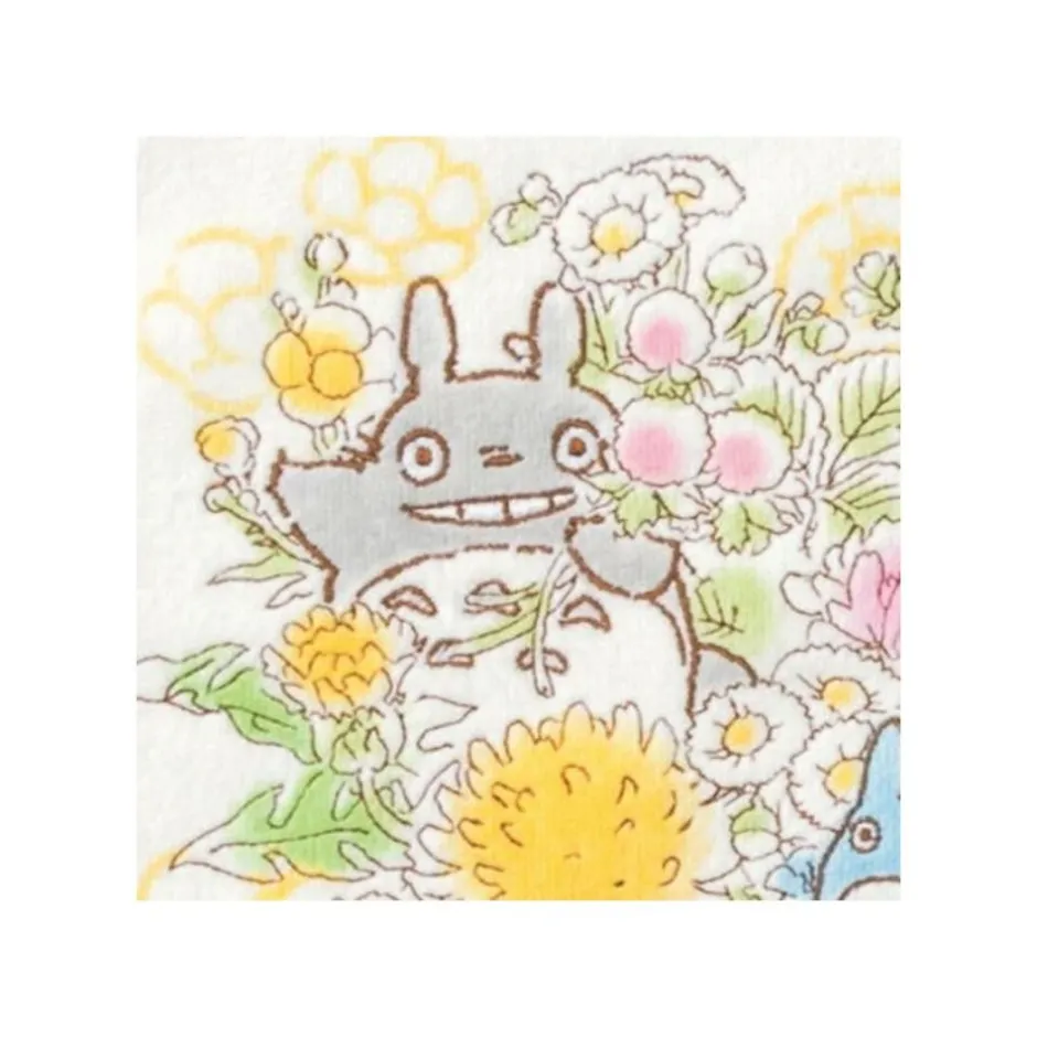 Maison Ghibli Household Linen-Mini Towel Totoro Bunch Of Spring Flowers 25X25 Cm - My Neighbor Toto