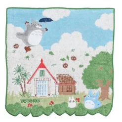 Maison Ghibli Household Linen-Mini Towel Totoro In The Sky 25X25 Cm - My Neighbor Totoro