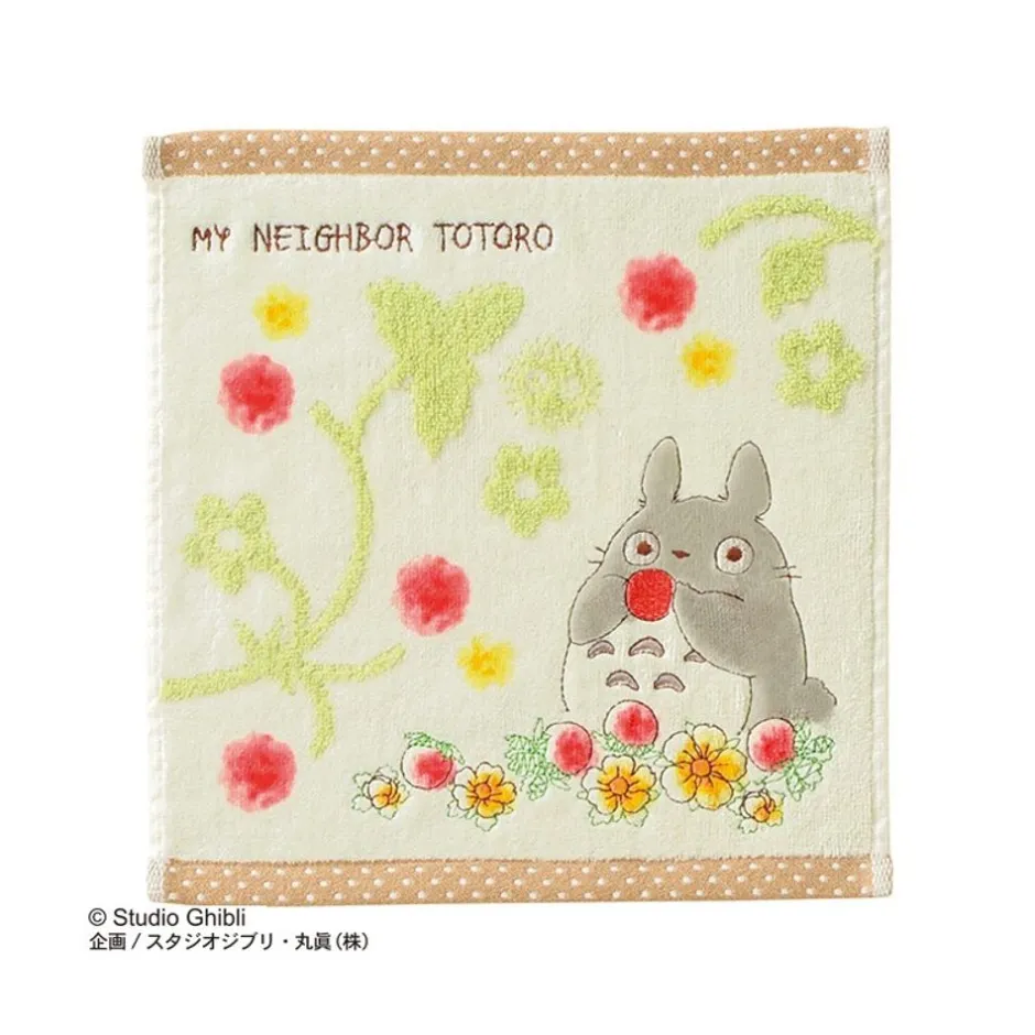 Maison Ghibli Household Linen-Mini Towel Totoro Strawberry Field 25X25 - My Neighbor Totoro