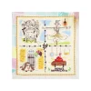 Maison Ghibli Household Linen-Mini Towel Townfolks Of Castle 25X25 Cm - Howl'S Moving Castle