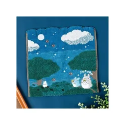 Maison Ghibli Household Linen-Mini Towel Under The Moon 25X25 Cm - My Neighbor Totoro
