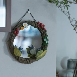 Maison Ghibli Decoration-Mirror Flowers Garland Totoro - My Neighbor Totoro