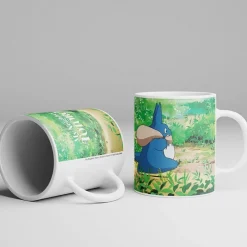Maison Ghibli Kitchenware-Mug Ghibli 08 - Totoro Blue And White - My Neighbor Totoro