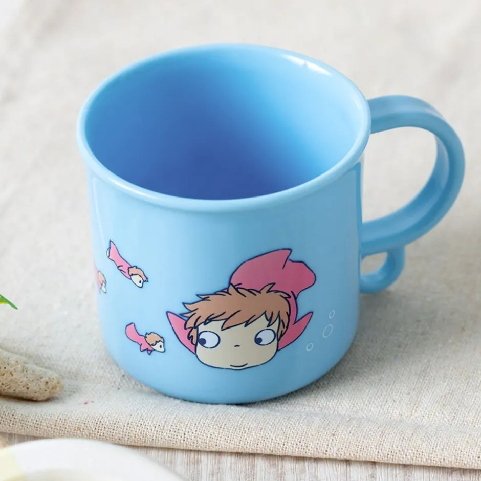 Maison Ghibli Kitchenware-Mug Ponyo In The Ocean - Ponyo On The Cliff
