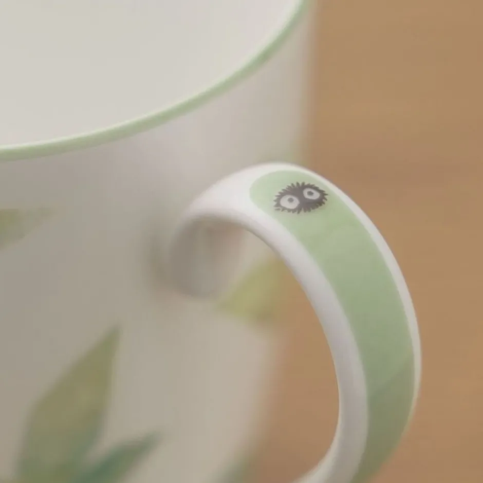 Maison Ghibli Kitchenware-Mug Totoro On A Leaf - My Neighbor Totoro