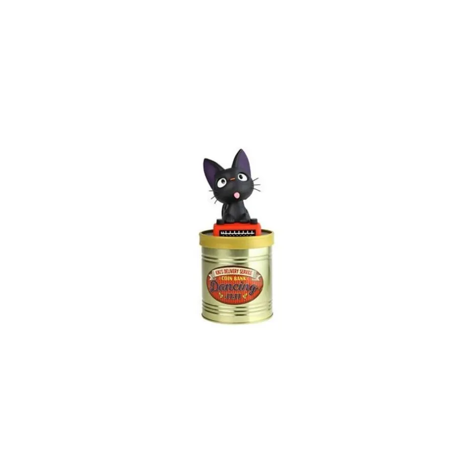Maison Ghibli Music Boxes-Music Box Coin Bank Jiji -Kiki'S Delivery Service