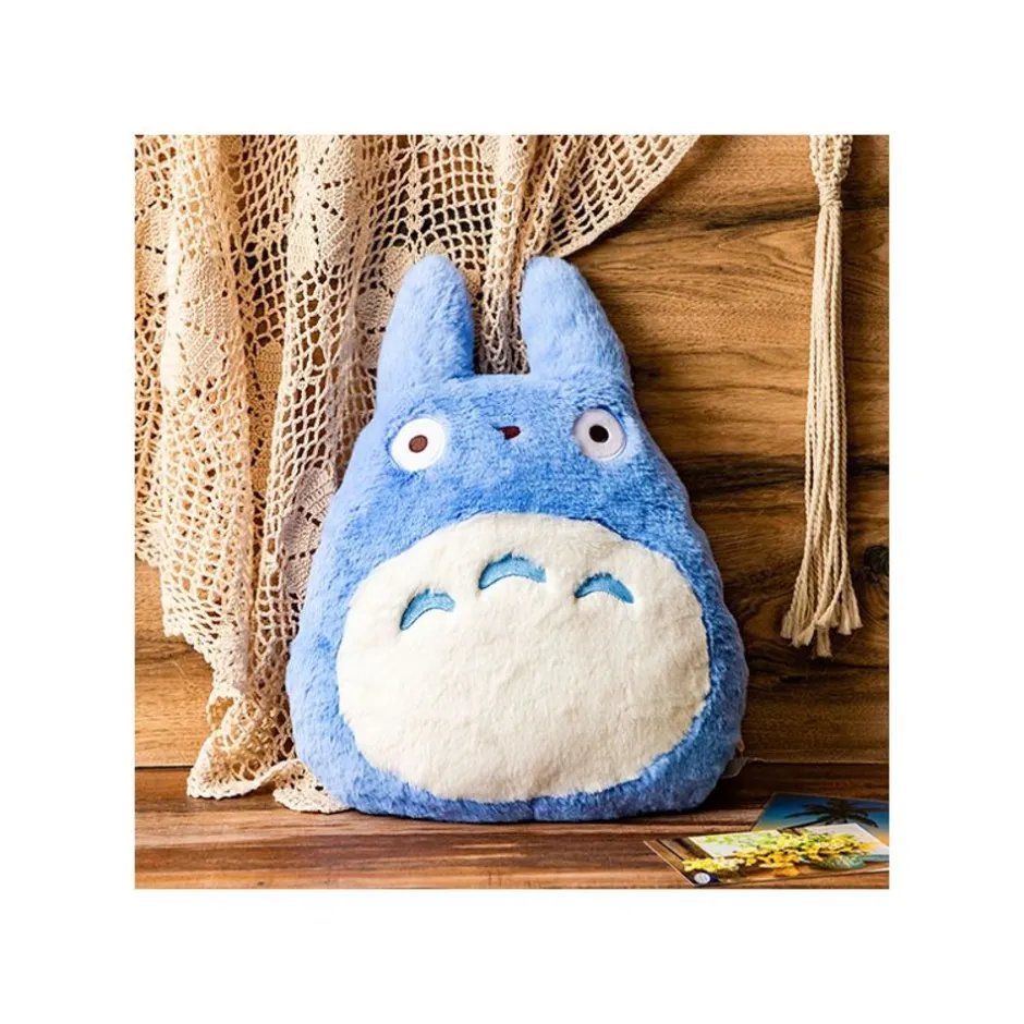 Maison Ghibli Pillow-Nakayoshi Cushion Blue Totoro - My Neighbor Totoro