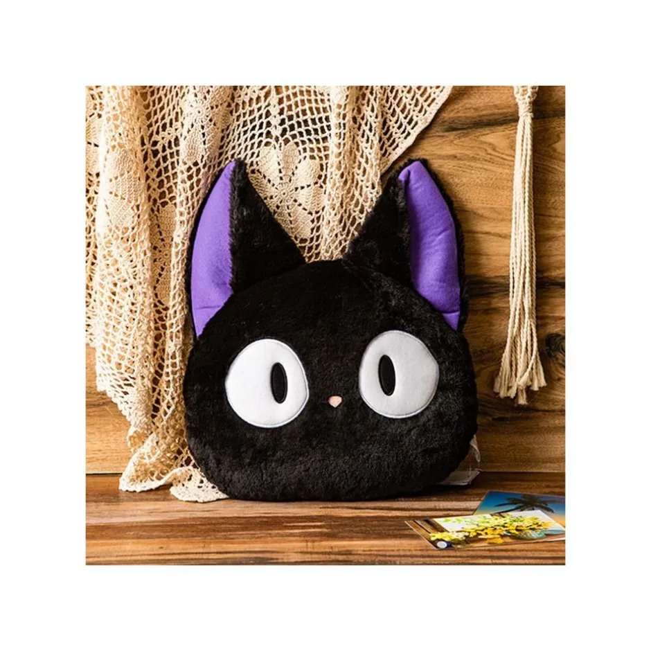 Maison Ghibli Pillow-Nakayoshi Cushion Jiji - Kiki'S Delivery Service