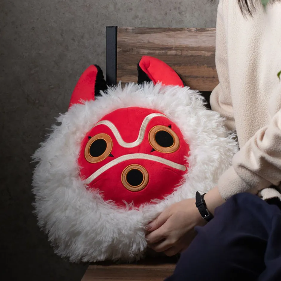 Maison Ghibli Pillow-Nakayoshi Cushion San'S Mask - Princess Mononoke
