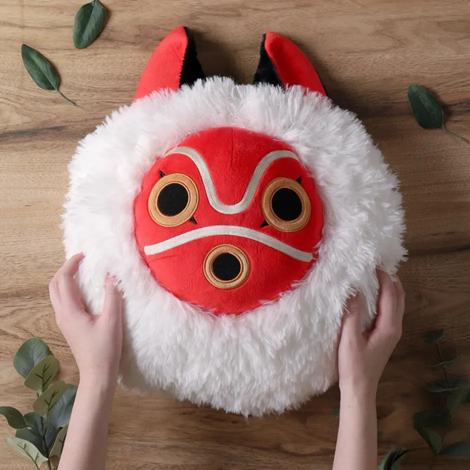 Maison Ghibli Pillow-Nakayoshi Cushion San'S Mask - Princess Mononoke