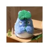 Maison Ghibli Nakayoshi Plush-Nakayoshi Plush Medium Totoro With Leaf - My Neighbor Totoro