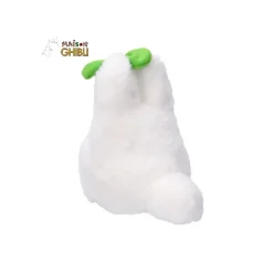 Maison Ghibli Nakayoshi Plush-Nakayoshi Plush Small Totoro With Leaf - My Neighbor Totoro