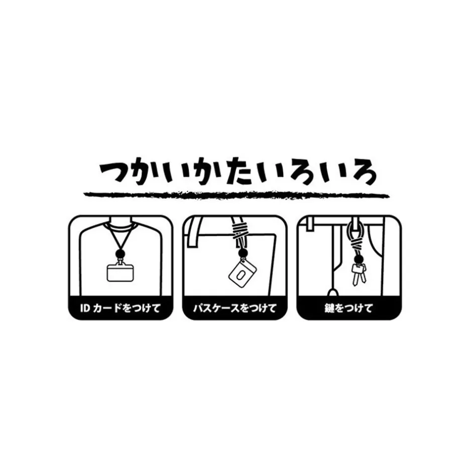 Maison Ghibli Straps-Neck Strap With Reel No Face- Spirited Away