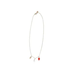Maison Ghibli Jewellery-Necklace Strawberry And White Totoro - My Neighbor Totoro