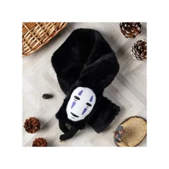 Maison Ghibli Outfits-No Face Plush Scarf - Spirited Away