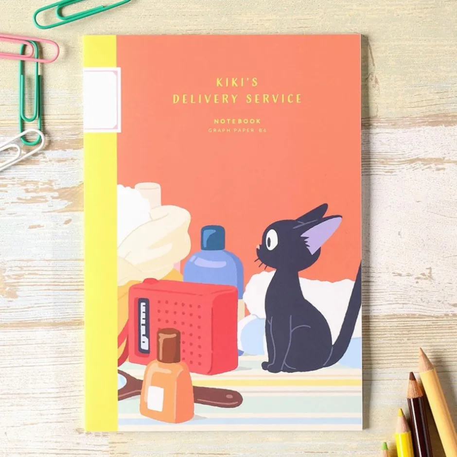 Maison Ghibli Notebooks And Notepads-Notebook B6 Jiji & Radio - Kiki'S Delivery Service