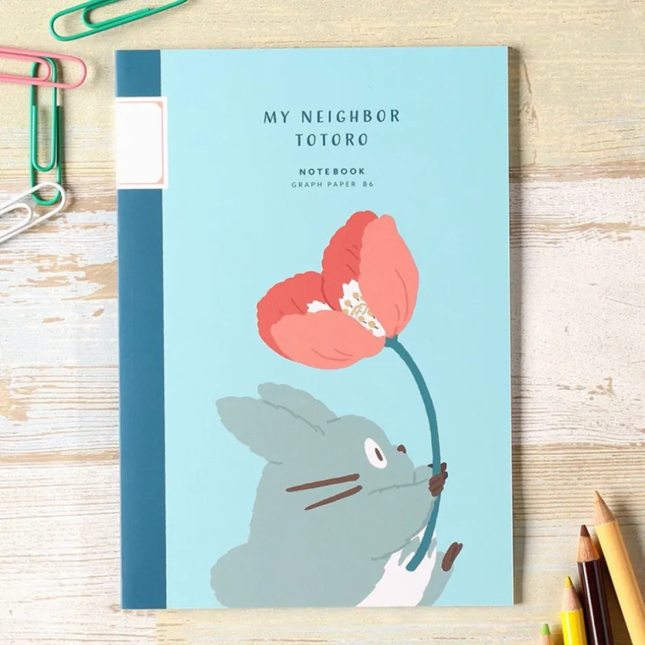 Maison Ghibli Notebooks And Notepads-Notebook B6 Totoro Poppy - My Neighbor Totoro