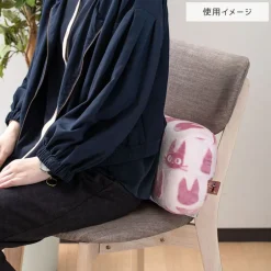 Maison Ghibli Furniture-Opalised Block Cushion Soot Sprite Silhouette - My Neighbor Totoro