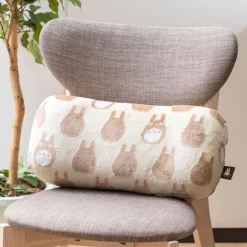 Maison Ghibli Furniture-Opalised Block Cushion Totoro Silhouette - My Neighbor Totoro