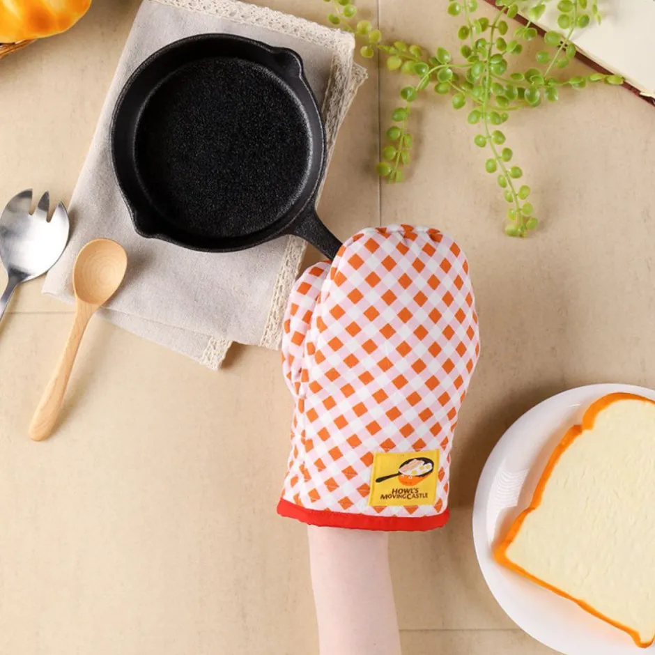 Maison Ghibli Kitchenware-Oven Mitts Calcifer - Howl'S Moving Castle