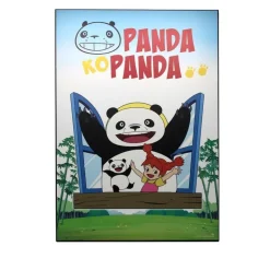 Maison Ghibli Wall Decoration-Panda Kopanda 01 - 35X50Cm Wood Panel