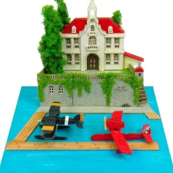 Maison Ghibli Arts And Crafts-Paper Craft Adriano & Seaplane Fighter - Porco Rosso