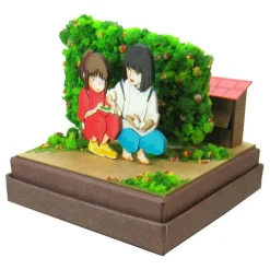 Maison Ghibli Arts And Crafts-Paper Craft Chihiro & Haku - Spirited Away