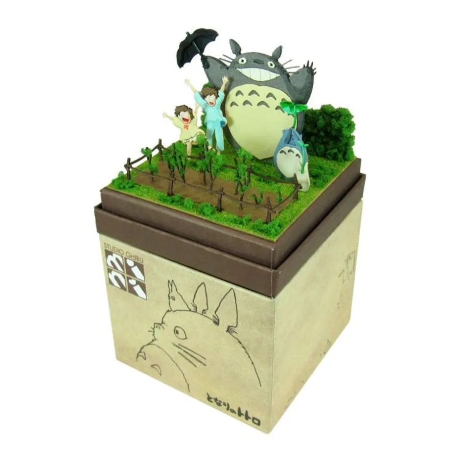Maison Ghibli Arts And Crafts-Paper Craft Dondoko Dance - My Neighbor Totoro