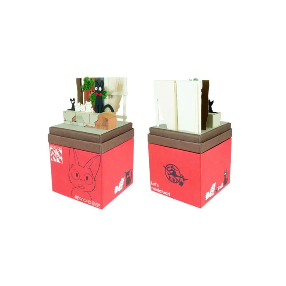 Maison Ghibli Arts And Crafts-Paper Craft Jiji And Kittens - Kiki'S Delivery Service