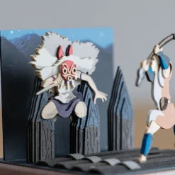Maison Ghibli Arts And Crafts-Paper Craft San Fighting - Princess Mononoke