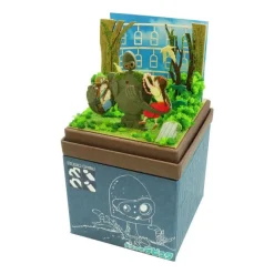 Maison Ghibli Arts And Crafts-Paper Craft Sheeta & Pazu With Robot Soldier - Castle In The Sky